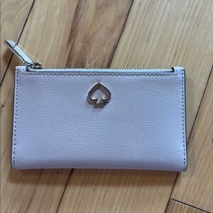 Kate spade snap pink wallet gold hardware